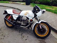 Guzzi on the road at long last